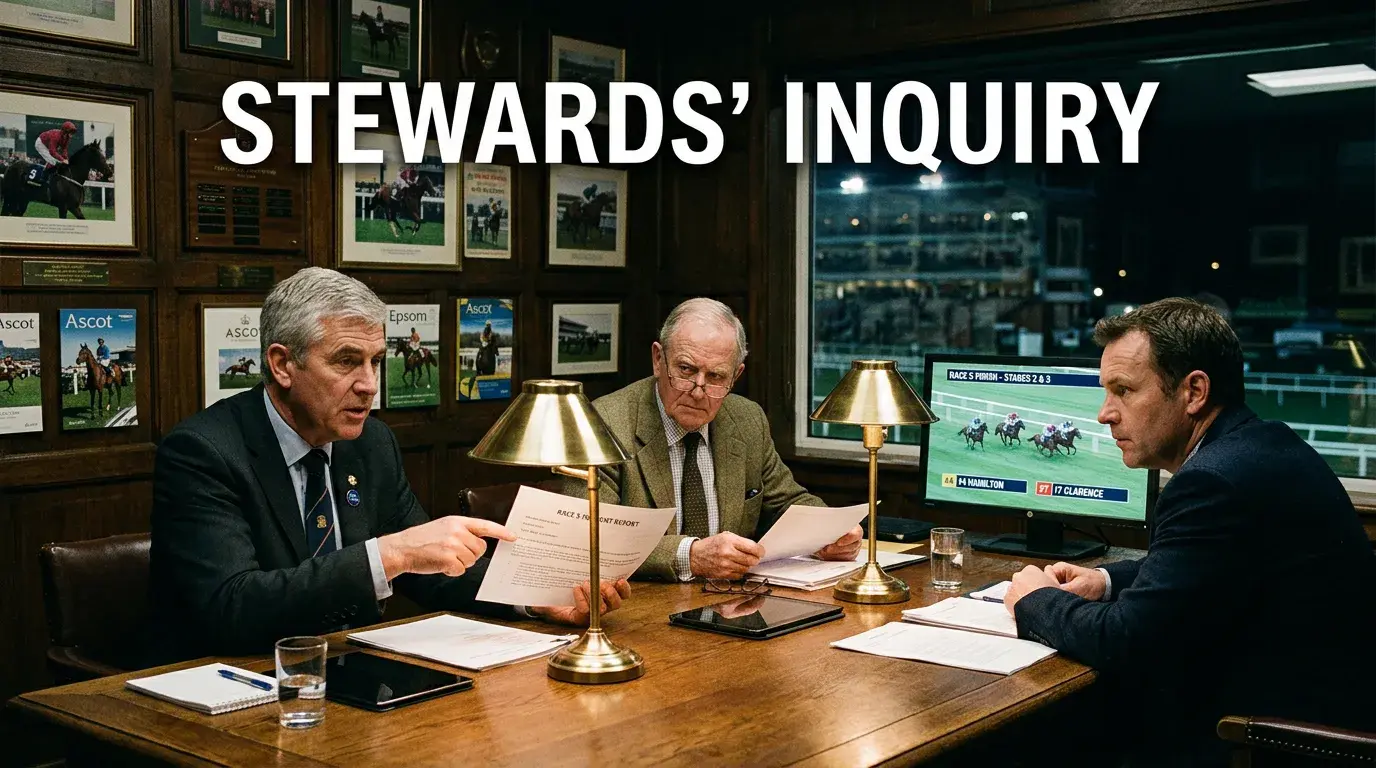 Cesarewitch 2024 disqualification stewards inquiry at Newmarket